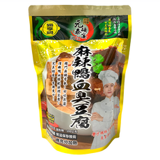 元泰碩宴 麻辣鴨血臭豆腐, 600g, 1包