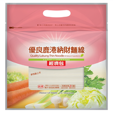 鄉傳 鹿港納財麵線 經濟包, 1.6kg, 1包