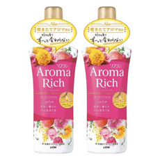 LION 獅王 Aroma Rich衣物香氛柔軟精, 520ml, 2瓶