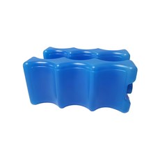 Super mama 強效硬式冰磚 Set 2個, 保冷力7度以下, 可維持9-15小時, 可重複循環使用, 藍色, 1組