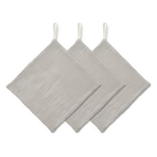 KU.KU Duckbill 酷咕鴨 PLUS 雲朵皺布八層紗布手帕3件組