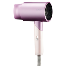 Kinyo 折疊式負離子美型吹風機 1200W 附熱風罩, 粉紫色, KH3501