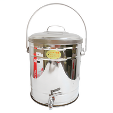 單層茶桶 304不鏽鋼 26cm 16L 大容量茶水桶, 金馬, 1個