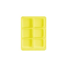 tgm 馬卡龍白金矽膠副食品冷凍儲存分裝盒, 通過美國FDA, SGS安全無害容器檢查, 黃色, 1個