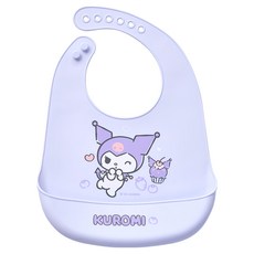 ONEDER 旺達棉品 三麗鷗防水圍兜, 酷洛米, 1個, 1個