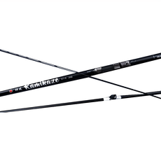 YUSHANG 漁鄉釣具 戰鬥筏竿 210 前打竿 寇灶戰鬥筏 轉座 神風 扣座 2.15m, 黑色