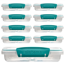 Sistema Togo 外帶零食盒 可疊收納不佔空間, 1入, 9個