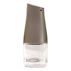 ZUUTii 迷你自動開蓋油醋瓶, 透明玻璃瓶身，防滑瓶底，易拆卸清洗, 170ml, 1個