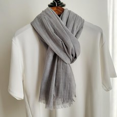 Vavisoo 邁賓斯 素色棉質圍巾