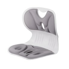 SIANG SI 矯姿護腰椅靠 兒童款 灰色, 35 x 30 x 34cm，有效支撐腰部，預防駝背, 1個