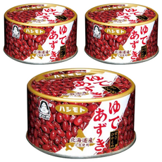 HASHIMOTO 北海道紅豆罐, 北海道產小豆使用, 190g, 3罐