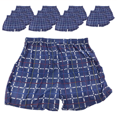 Wild Wolf 野狼 冰涼針織平口褲, 3XL, 藍色