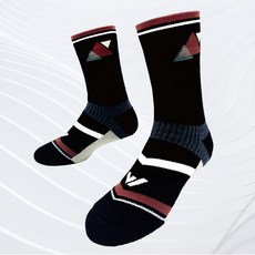 woawoa【石墨烯添加】極致速乾美麗諾羊毛登山襪-M-2入組, 1入, Black