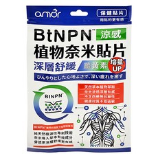 LEADTEK 麗臺科技 BtNPN 涼感植物奈米貼片 深層舒緩 快速放鬆, 6片, 1包, 18g