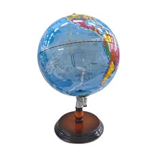 FUN GLOBE 地球儀木座 附燈 12吋 藍色海洋行政, MS-112LAW