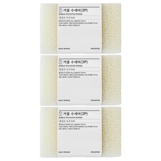 Saenghwalsallim 廚房菜瓜布 Set 2入, 聚酯纖維, 12.5 x 7.5 x 3cm, 3組