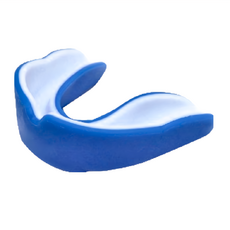 S-SportPlus+ 運動牙套 舒適材質 有效保護牙齒, 彩款/白藍, 1個, 59 x 46 x 19mm