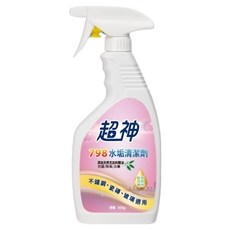 798水垢清潔劑 強效配方 分解水垢皂垢 適用多種材質 添加尤加利精油 消臭減少細菌滋生, 500g, 1瓶