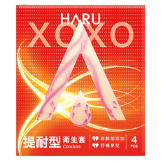 HARU 含春 XOXO Long Lasting 提耐型衛生套, 4個, 1盒