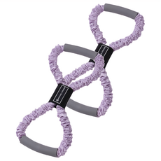 MICHAEL FITNESS 麥克健身 布套八字拉力器-10磅, 40 x 16cm, 淺紫色, 2個