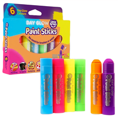 英國Little Brian 可洗式無毒水彩棒 螢光色 6色 Set, 1盒