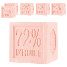 Theophile Berthon 馬賽皂 玫瑰 300g 法國經典手工皂 溫和潔淨 玫瑰香氛, 6個