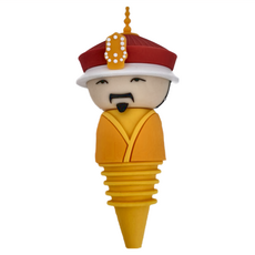 SiPALS 喜朋 帝后瓶塞 矽膠材質, 93 x 60 x 50mm, 清乾隆, 1個