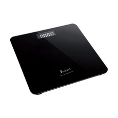 Sunland LCD多功能電子體重計, 高精度感應器系統，鋼化玻璃面板, SLHA002, 黑色, 1個