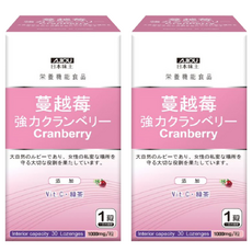 AJIOU 日本味王 強效蔓越莓錠, 30錠, 2盒