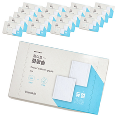 Hanskin 面部化妝棉, 80片, 20盒
