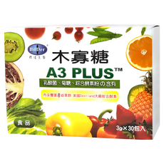 BuDer 標達生醫 木寡糖 A3 PLUS, 內含豐富8益菌群 菌數達500億以上, 美國Deerland大廠綜合酵素, SGS檢驗不含農藥、重金屬等, 90g, 1盒