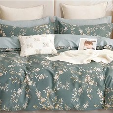 J-bedtime 床寢時光 純棉四季涼被 台灣製 R9302M, 藍亭序 綠色