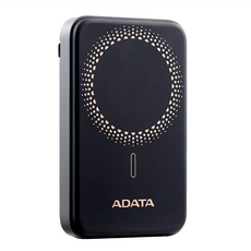 ADATA 威剛 無線磁吸快充 PD/QC極速快充行動電源 5000mAh 20W Type-C, R050, 黑色