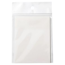 E.dot 透明便條紙 大號 7x9.5cm Set 4個 透明N次貼 每包約50張 PET材質, 1組, 透明