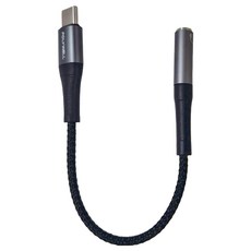 POLYWELL 寶利威爾 Type-C轉3.5mm 音源轉接線, PW15-W45-A306, 1條, 0.18M