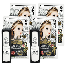 STAR KING 星之冠 皇后假睫毛膠, 白色, 4瓶