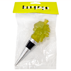 bargogo 葡萄造型酒瓶塞, 綠色, 1個