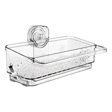 多功能水槽瀝水籃 360g, 透灰, 1個