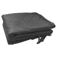 汽車後座寵物用坐墊 600D牛津布+PP棉+聚酯纖維材質 防水耐磨, 黑色, 1個