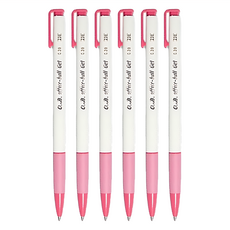 O.B 中性筆 238-6P 附贈品 書寫流暢 色彩鮮明, 6支