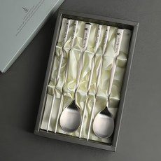 Inspoon 2人份經文餐具組 我愛你祝福你3 湯匙(2入) + 筷子(2雙) + 紙盒 1組, 勺子 2p + 筷子 2p, 我愛你,祝福你 3