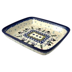 VENA 波蘭陶 雪國雪人聖誕系列 烤盤 20 x 18 x 4cm, 雪國雪人, 1個