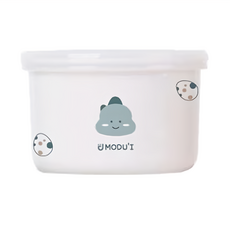 MODU'I BLUEMAMA 副食品分裝保鮮瓷碗 250ml, 恐龍, 1個