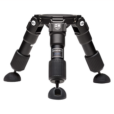 BENRO 百諾 HH100AV Hi-Hat矮腳架 鋁合金 伸縮式螺旋鎖緊旋鈕 腳管角度可調節, 1個