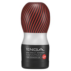 TENGA CUP 氣墊杯 強韌版 飛機杯, 1個, 黑紅線條