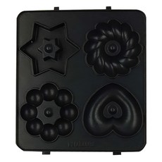 MATURE 美萃 熱壓三明治機專用 甜甜圈烤盤 12.4 x 13.4cm 302g 2個, 1組