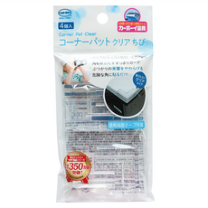CAR-BOY 桌角防護軟墊 迷你防撞護角 4入/包 寶寶安全防護必備, 透明, 1包, 長3.7 x 寛1.8 x 高1.5 x 厚0.4cm
