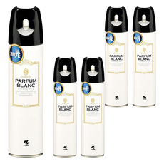 KOBAYASHI 小林製藥 廁所芳香噴霧 白-清爽花香 280ml, 5瓶