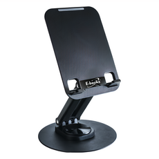 E-books 平板伸縮折疊360度旋轉支架 適用於6-13吋手機/平板電腦, N80, Black, 1盒