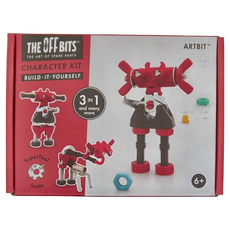 THE OFF BITS 怪奇機械積木, 3合1自組裝角色套件, 機器人藝藝, 1盒